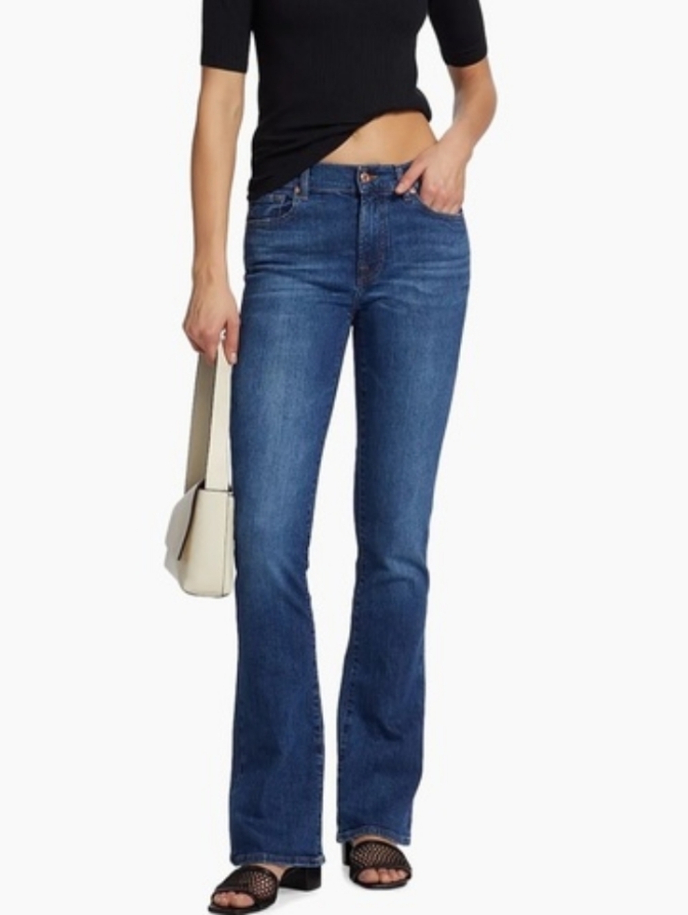 7 For All Mankind High Waist Bootcut Jeans
